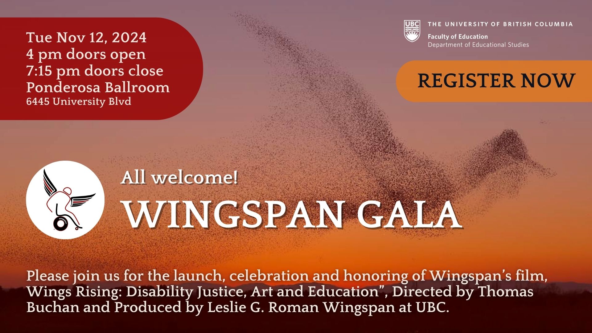 Wingspan Gala Poster