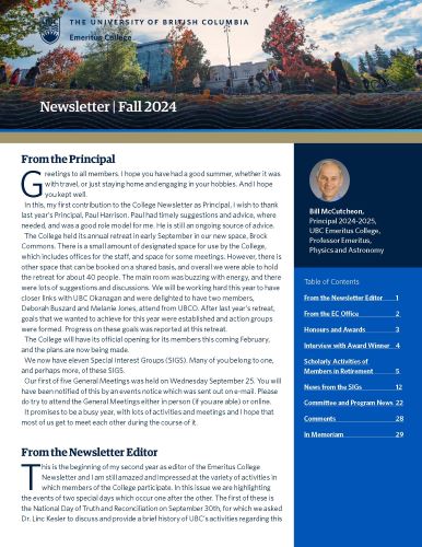 Newsletter Cover