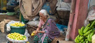Woman selling fruit
