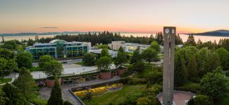 Bird view of UBC Vancouver campus