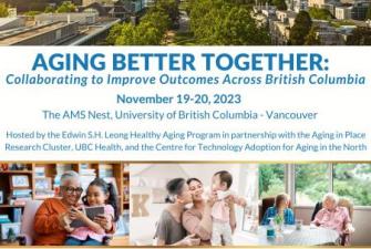 Aging better together symposium informational poster