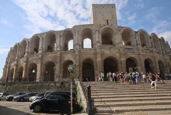 Image of amphitheater from Arles France 