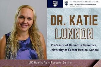 Poster for Dr Katie Lunnon