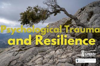 Psychological Trauma and Resilience event poster