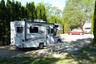 RV in campground